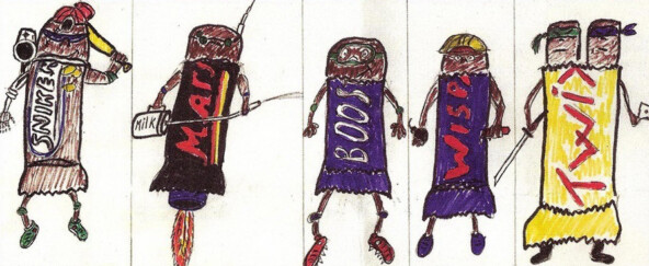 Боевые шоколадки от неизвестного автора из Москвы